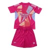 Officiële Voetbalshirt + Korte Broek Doelman Arsenal 2024-25 Roze - Kids